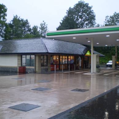 New Filling Station and Forecourt, Derwent Filling Station, Keswick