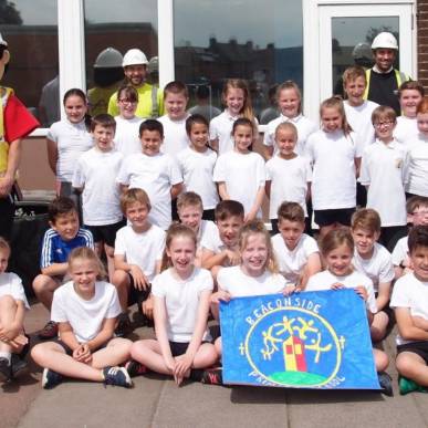 Beaconside Primary School benefit from Considerate Constructors Scheme