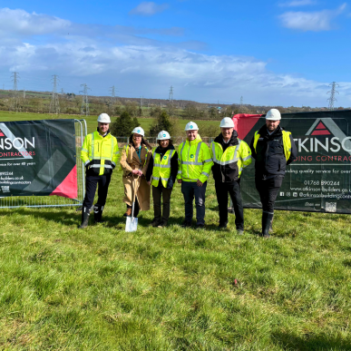 BREAKING GROUND ON 114 AFFORDABLE HOMES AT BURGH ROAD, CARLISLE