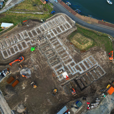 SITE PROGRESS, WORKINGTON