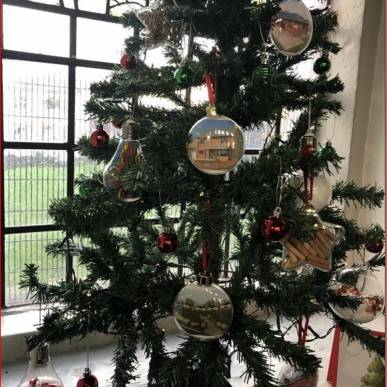 CHRISTMAS TREE AT ST ANDREW'S CHURCH
