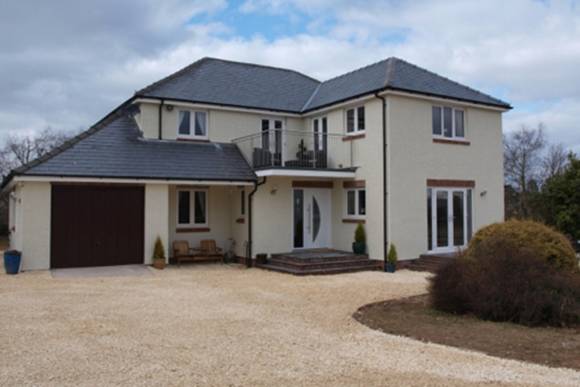 A two-storey extension provides extra living space