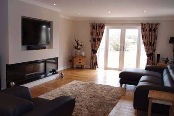 A two-storey extension provides extra living space on the ground floor