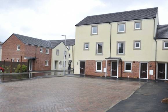 Affordable homes built on behalf of Impact Housing Association
