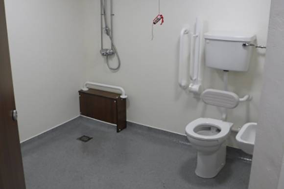One of the WC and shower facilities at Nichol End