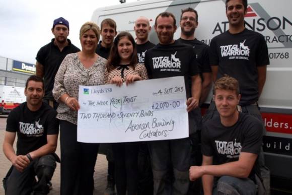 The Builders Bums present the cheque