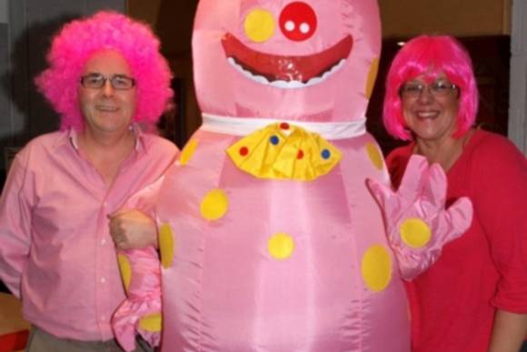 Tracy and Barry Wear It Pink