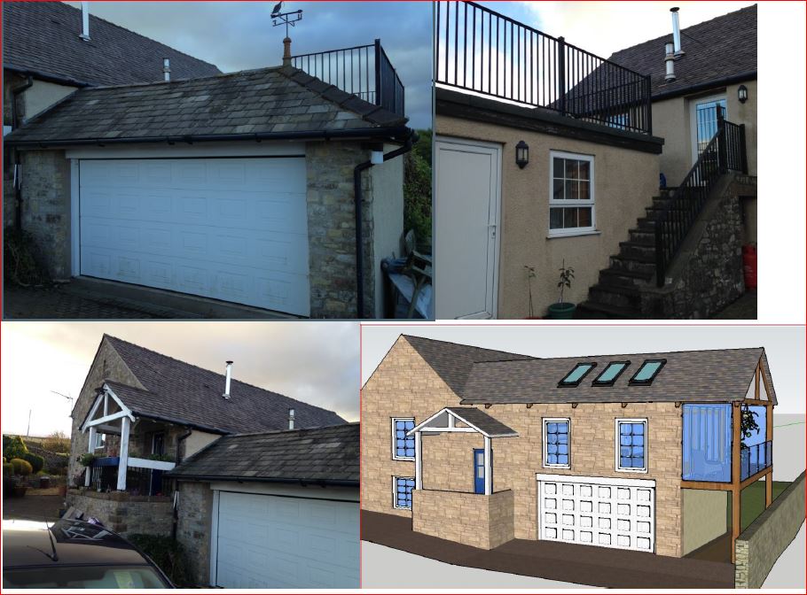 Before and After - Old School House, Shap